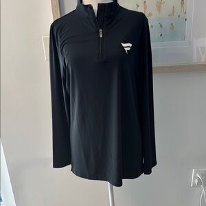 Fanatics Lightweight Black Quarter-Zip Pullover Size XXL